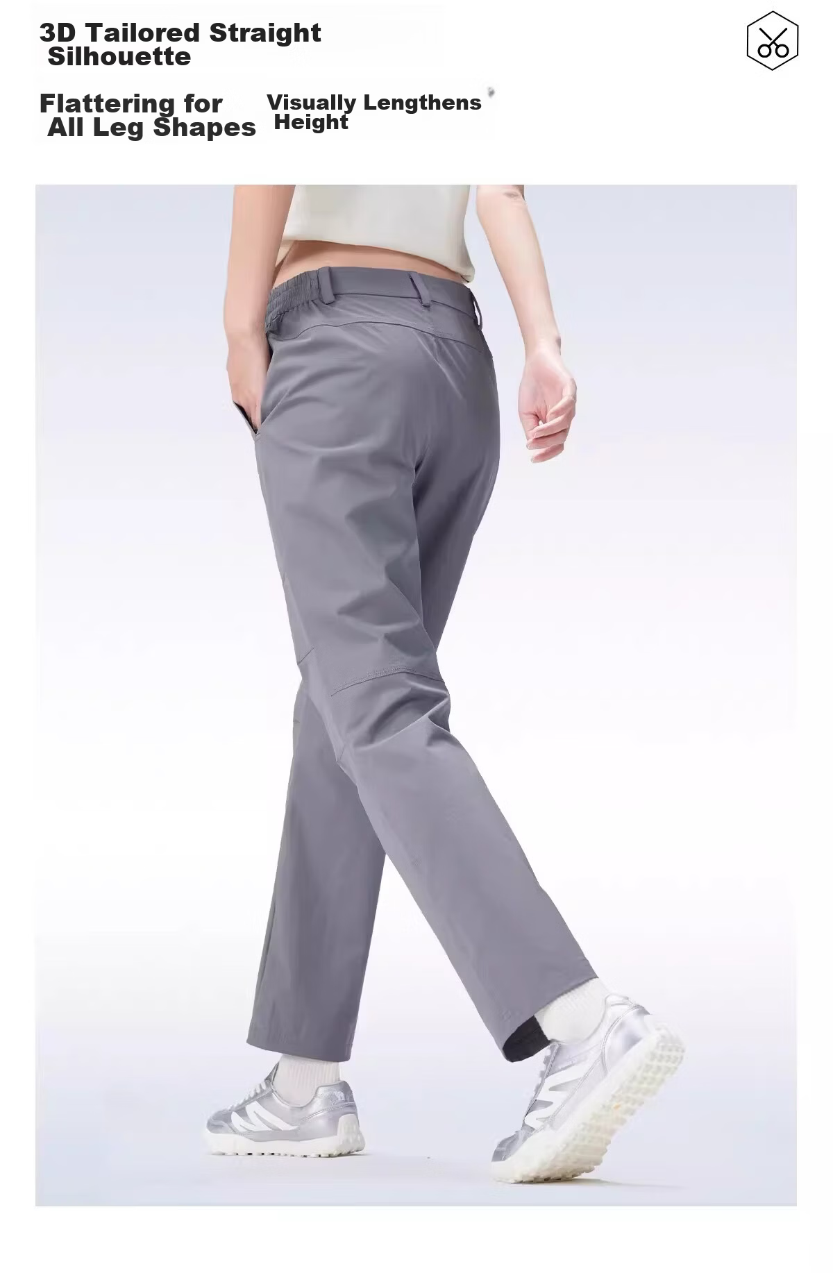 Camel Women's Outdoor Quick-Dry Pants Spring Summer Woven Cool Breathable Moisture-Wicking High UV Protection Hiking Mountaineering Trousers for Men 14