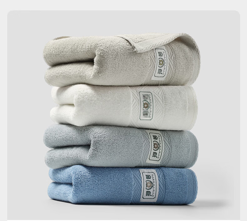 Grace 7A Antibacterial Anti-Mite Pure Cotton Towels 3-Pack Xinjiang Long-Staple Soft Absorbent Sports Face Towels for Men and Women 13