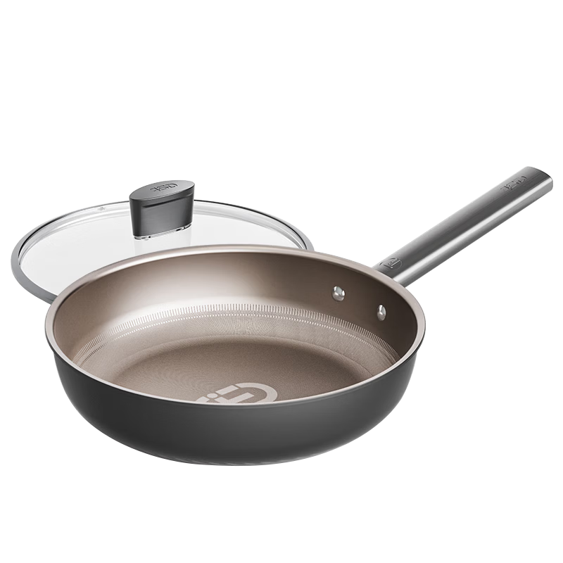 ASD Titanium Non-Stick Frying Pan Healthy Fluorine-Free Coating Egg Steak Cooking Pan Induction Gas Stove Z6Q