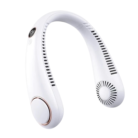 Unokang Neck Hanging Fan Portable Neck Cooling Air Conditioner Outdoor Travel Student Office Bladeless Silent Head-mounted Small Fan