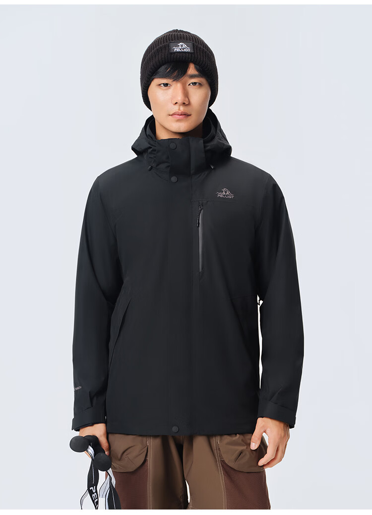 Pelliot Mountain Classic 3.0 3-in-1 Waterproof Jacket Spring Autumn Unisex Warm Coat 125301055 Purple M 25