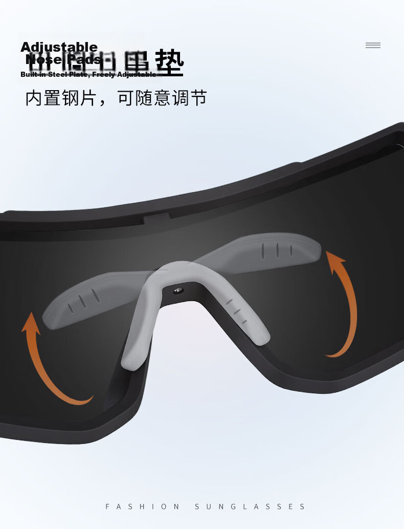 DRATRA Sports Cycling Glasses Unisex Windproof Marathon Protective Eyewear Bicycle Wind and Sand Sunglasses Father's Day Gift 6