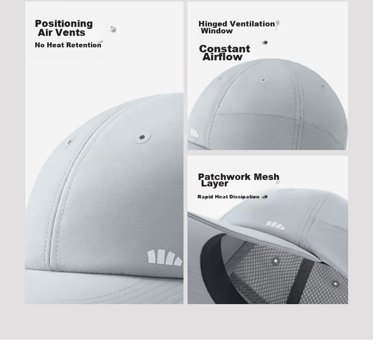 Beneunder Men's Baseball Cap, Sports Visor Hat, Sun Protection Hat, Fashionable And Versatile UV-Resistant AS019 11