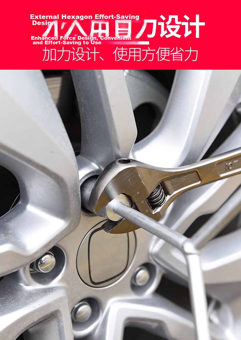 Factory No.1 Three-Prong Socket Wrench Set 10*12*14 Extended Y-Shaped Multi-Purpose Motorcycle Triangle Hand Tool Kit 7