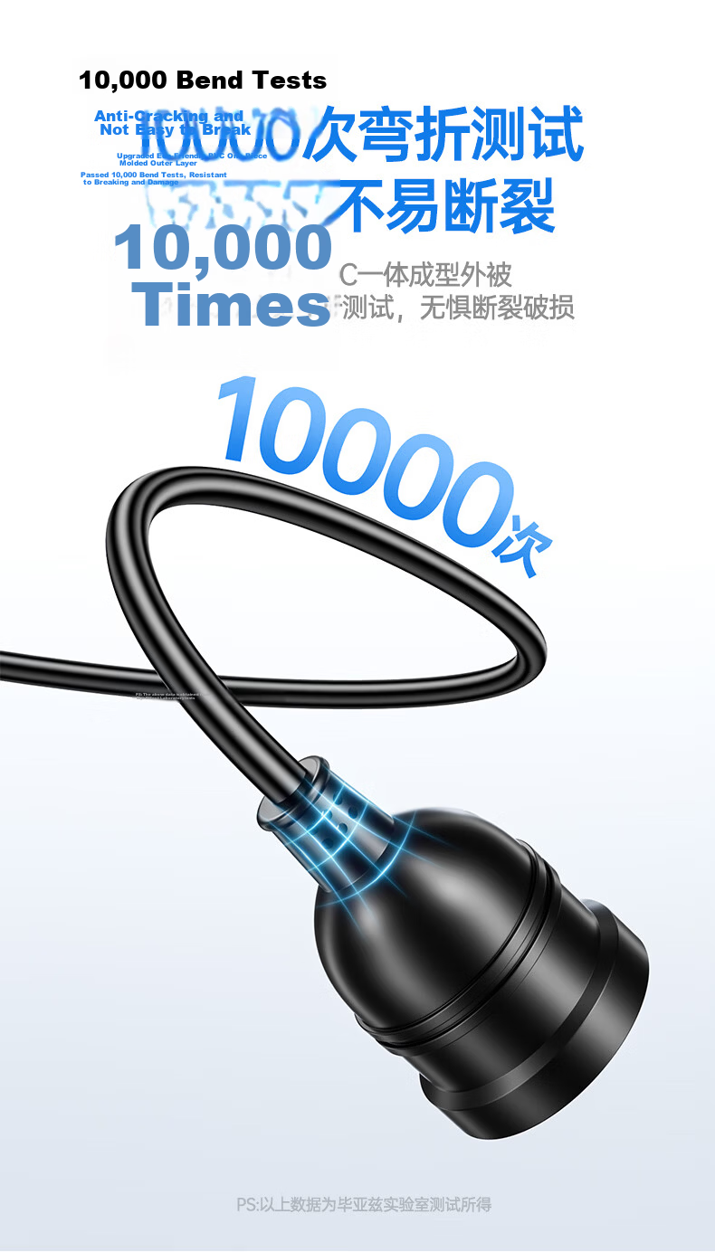 BIAZE Power Strip Extension Cord 10A Three/ Five Hole Socket Electric Vehicle Charging Extension Cable New National Standard Socket Board 1 Meter 11