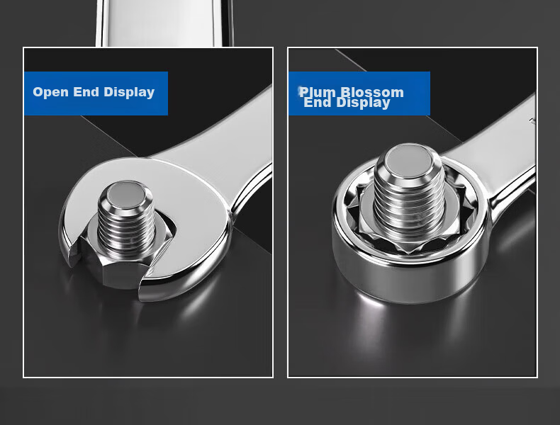 Dongcheng Mirror Double-Use Wrench Plum Blossom Wrench Quick-Use Plum Blossom Double Wrench D051023 23mm 4