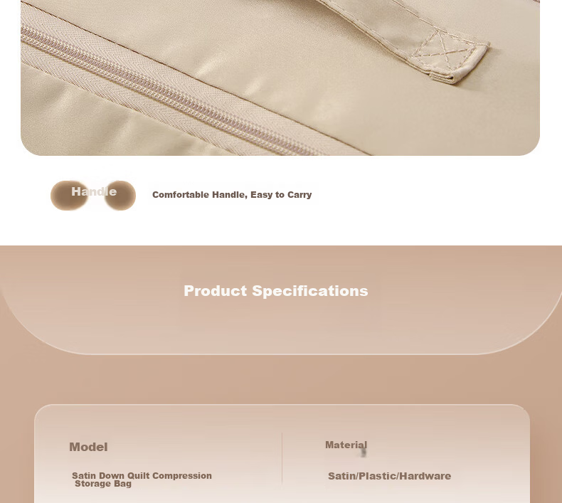 Huaxi Valley Quilt Storage Bag Down Comforter Cotton Quilt Compression Bag Dustproof Moisture-Proof Organizer Large Clothes Packing Bag 13