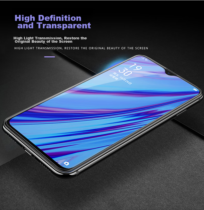 Smorss [2-Pack] Screen Protector for OPPO Reno9/Pro, Soft Film for Reno9pro+, Non-Tempered Hydrogel Film, Curved Screen Full Coverage, HD Clear Anti-Drop Fingerprint Protective Film 2