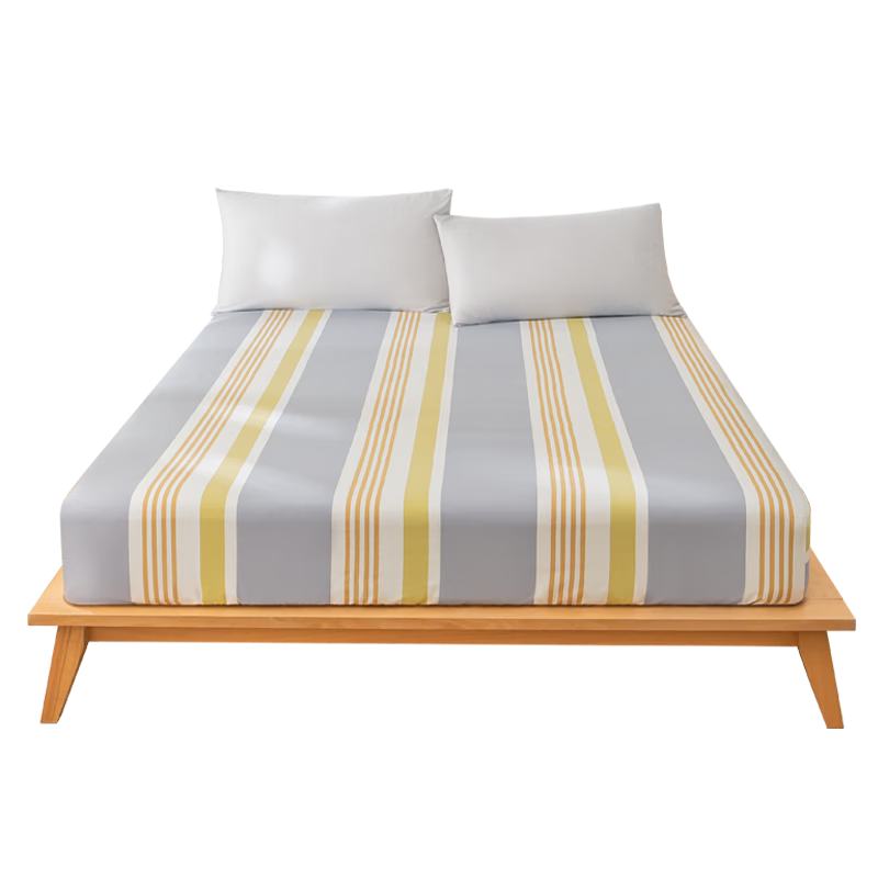 JD Jingzao Coarse Cloth Fitted Sheet Single Piece Class A Skin-Friendly Breathable Comfortable Durable 1.5m Bed Morning Light