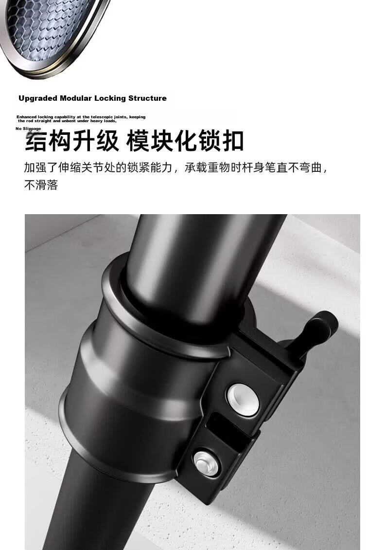 MAX LOAD Outdoor Bracket Floodlight 2.8m Telescopic Mobile Portable Stadium Square Construction Site Lighting Tripod Stand 6