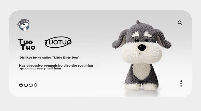 Babycare & bct West Highland White Terrier Plush Toy Smart Pet Doll Children's Birthday First Year Gift 5