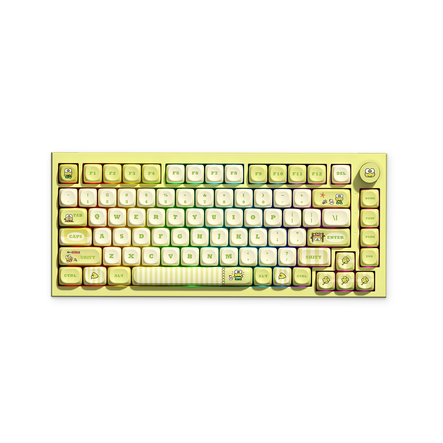 AKKO 5075 V5 Kurobi Collaboration Tri-Mode Wireless Mechanical Keyboard 75% Layout Gaming Esports Female High-Value Office Bluetooth Wired Laptop External Keyboard