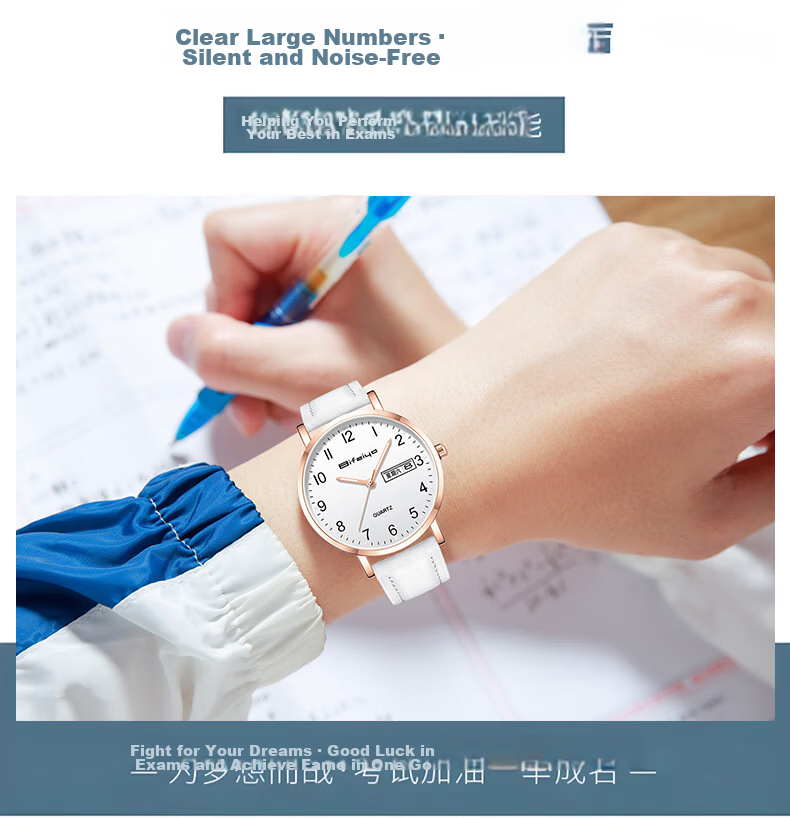George Earl Women's Watch for Middle and High School Students, 2025 New Stylish Time-Only Girl's Watch for Exam Season 7