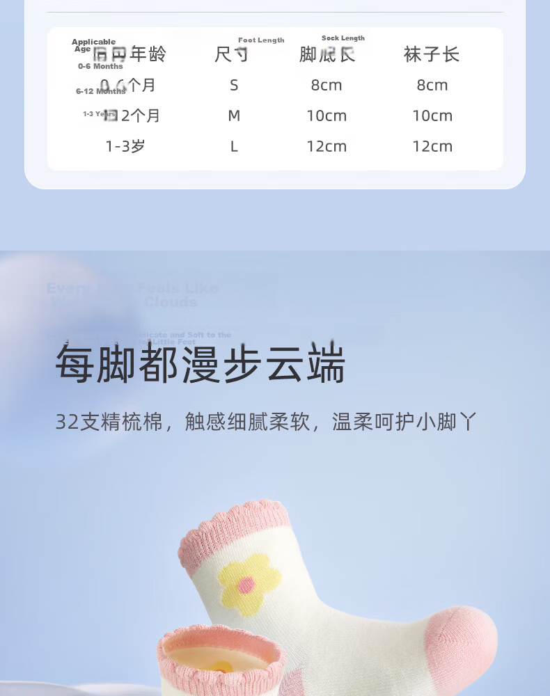 Shiyuejiejing Baby Socks, Spring And Summer, for Boys And Girls, Mid-Calf Cotton Socks, Breathable Children's Socks, All Seasons, Class A 4