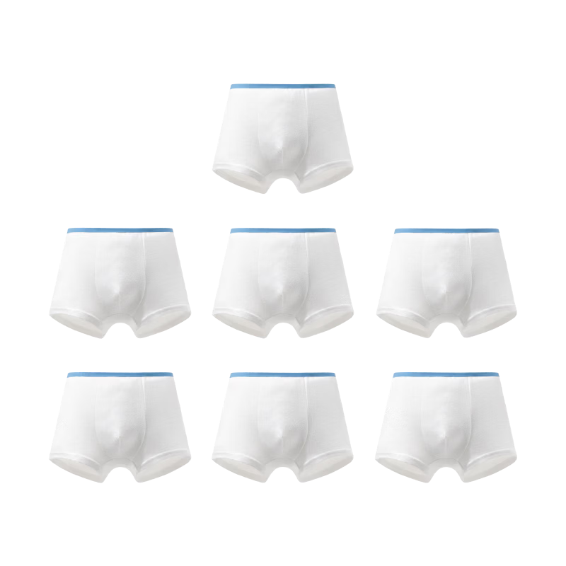 Jiao Nei One-Time Plan 365S Children's Disposable Underwear Unisex 3-6-12 Years Antibacterial Daily Cotton Briefs 7 Pieces