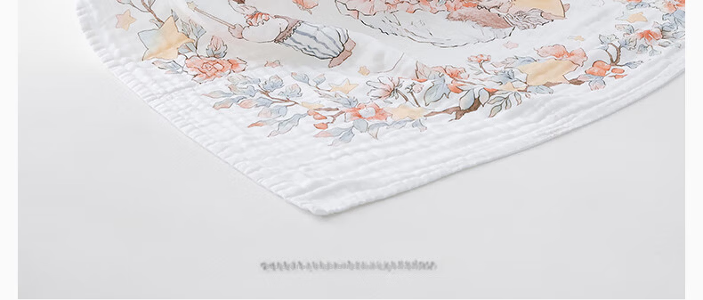 BUBBLE TREE Newborn Six-Layer Gauze Bath Towel, Infant Swaddle Blanket, Baby Ultra-Soft Pure Cotton Cloth Class A Children's Bath Towel 120cm 32