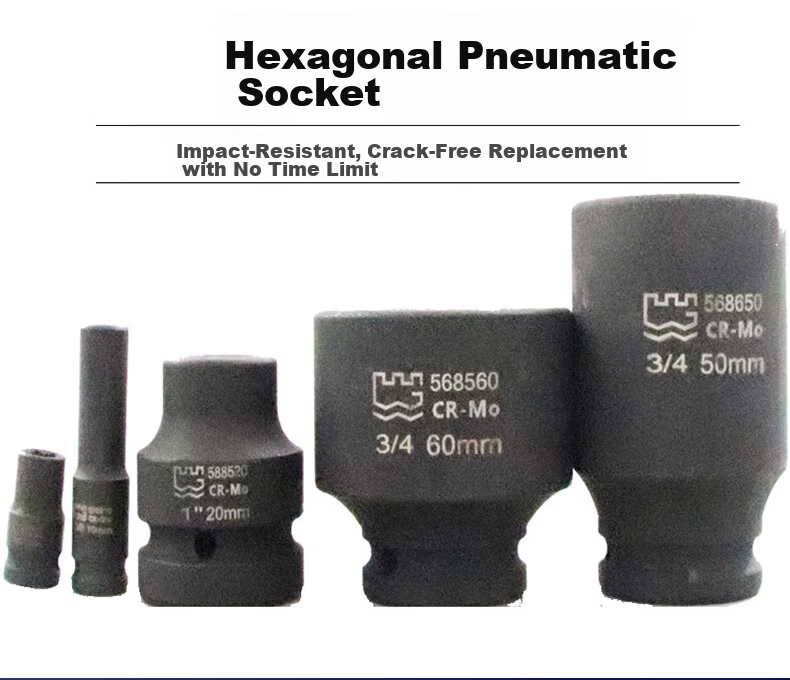 Great Wall Impact Wrench Socket 1/2 Hex Long Air Impact Socket Electric Pneumatic Wrench Socket Head 10mm 588210 1