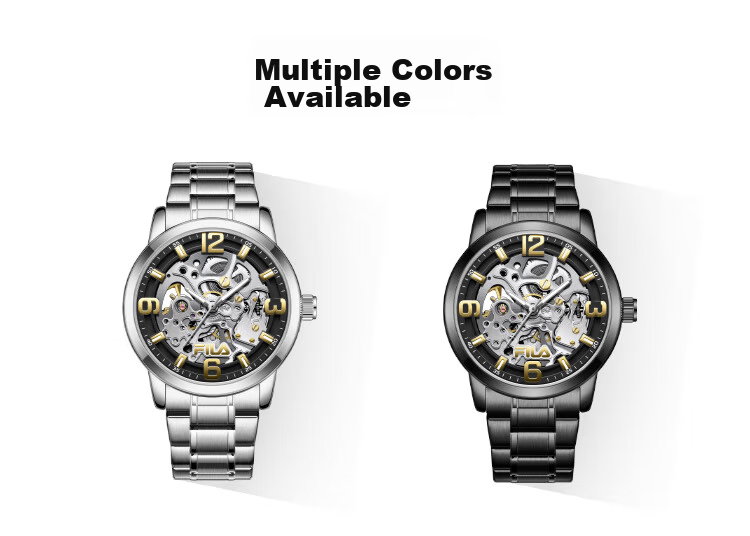FILA Fashion Cool Mechanical Watch Trendy High School Student Mechanical Style Wristwatch 6643 Back-to-School Gift 9