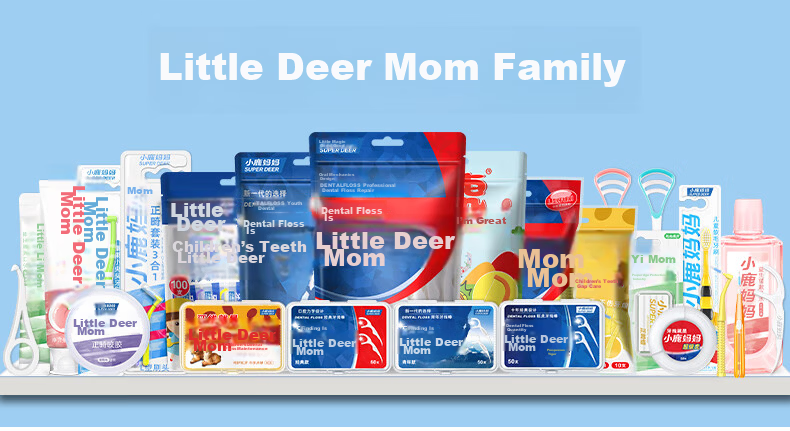 Little Deer Mom Single Pack Dental Floss Picks 3 Boxes 180pcs Ultra-fine Toothpicks for Adults and Children 20
