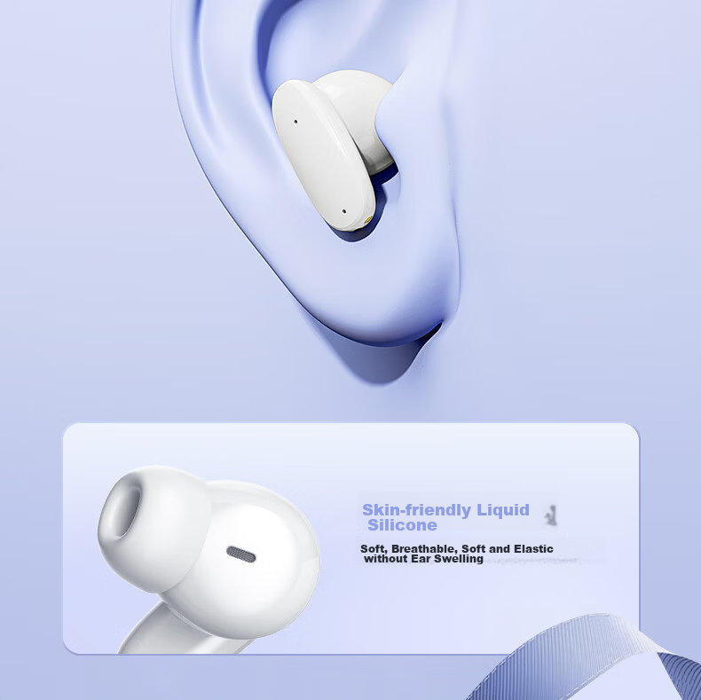 HP 2026 Latest Bluetooth Wireless Sports In-Ear Earphones Long Battery Life Comfortable for Extended Wear Music Gaming Running Tea Color 16