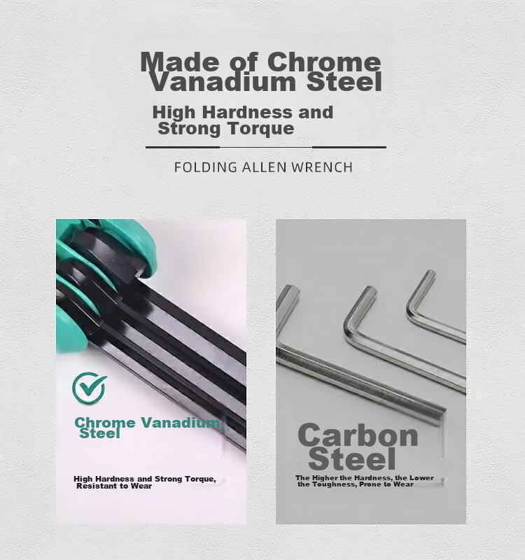 No.1 Factory Foldable Hex Key Wrench Household Set Flat Head Foldable Convenient Screwdriver Metric Road Bike Tool 1