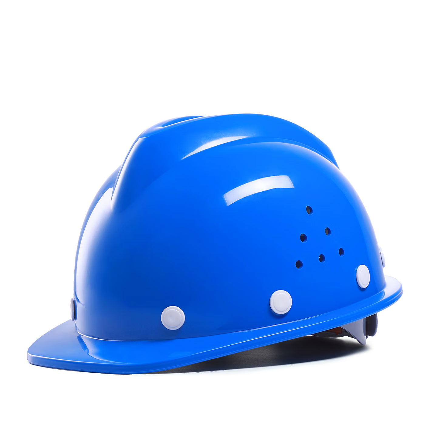 Norris Safety Helmet Construction Site National Standard Anti-Smash Impact Electric Insulation Power Engineering Construction Helmet V-Type White Stud Ventilated Blue