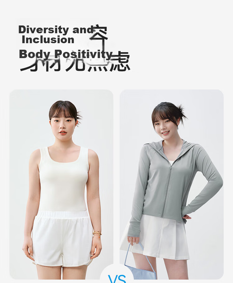 JD Original Sun Protection Jacket for Women, Breathable UV-Resistant Hooded Lightweight Coat, Loose-Fitting Versatile New Style, Light Gray, XS 13