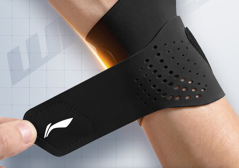 LI-NING Wrist Support TFCC Tendonitis Fitness Wrist Brace Sports Injury Stabilizer Badminton Bench Press Compression Sleeve 6