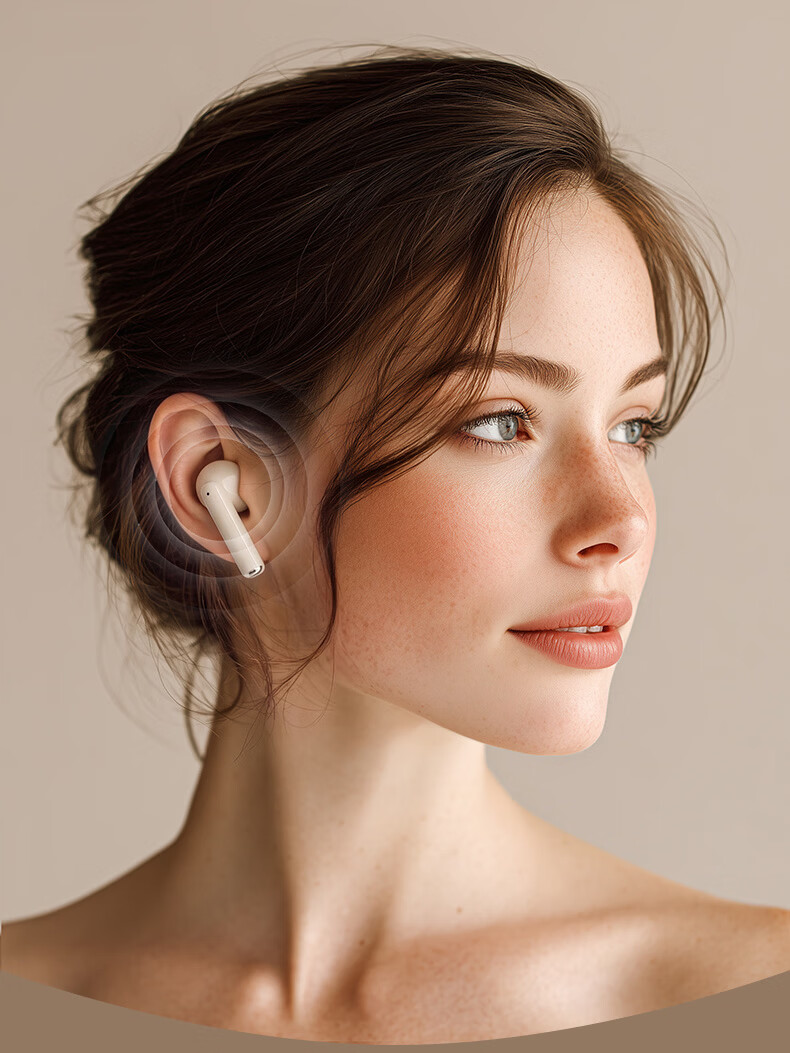 Aigo Bluetooth Earphones, In-Ear TWS Sports Comfortable Wireless Headphones, Bluetooth 5.0, Long Battery Life, Call Noise Reduction, Tq18 White 9