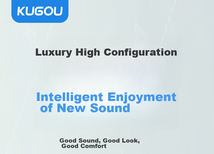 KUGOU Music Gold Chart 6.0 Bluetooth Earclip Bone Conduction Wireless In-Ear Sports Running Noise Cancelling Long Battery Life Open Ear Hook Compatible with Apple Huawei KG300 3