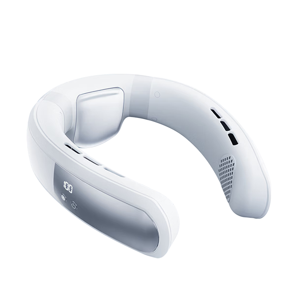 MINISO Neck Fan Cooling 2026 New Long Battery Life Silent Portable Hands-Free Small Bladeless Headband Air Conditioner Outdoor Cooling Gadget for Students