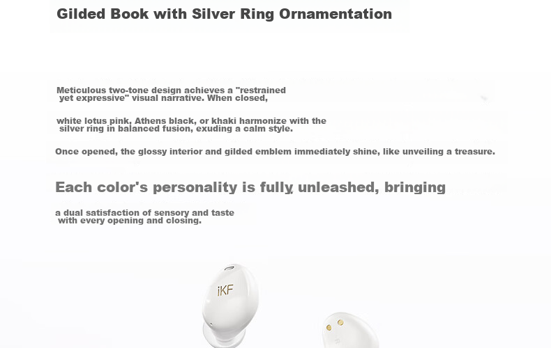 IKF Loulan [Heavy New Product] ANC Active Noise Cancelling Wireless Bluetooth In-Ear Earphones LDAC High-Quality Bluetooth 6.0 Gaming Music 2026 New Model Khaki 31