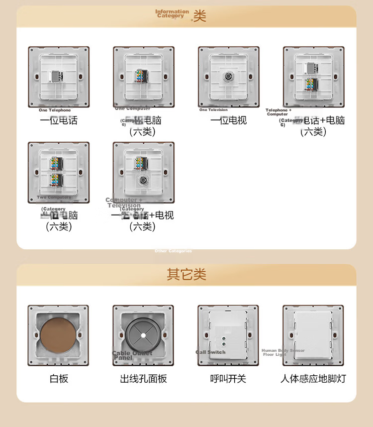BULL Retro Switch Socket, Acrylic Ultra-Thin Panel, Three-Hole 16A Air Conditioner Socket, G70Z104 Walnut Color 27