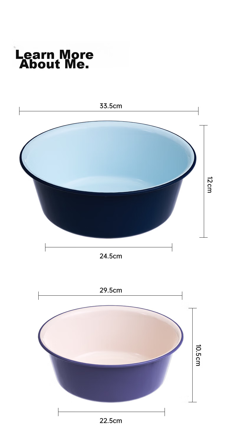 Mayflower Wall-Mounted Wash Basin 36cm Single Thickened Plastic Laundry Basin Foot Soak Basin Vegetable Washing Basin Student Eco-Friendly Transparent 19