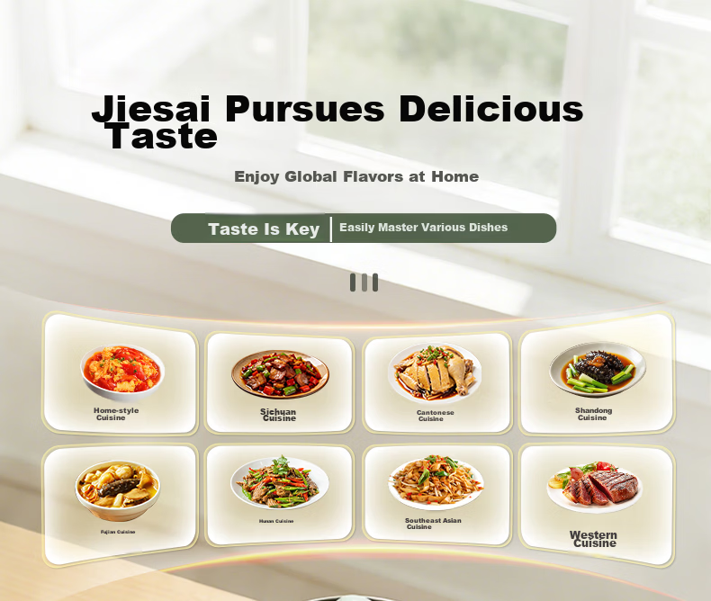 Gemside JSG-P18 Automatic Smart Cooking Stir-Fry Machine Non-Stick Oil-Free Multi-Purpose Electric Frying Pan Cooker 24