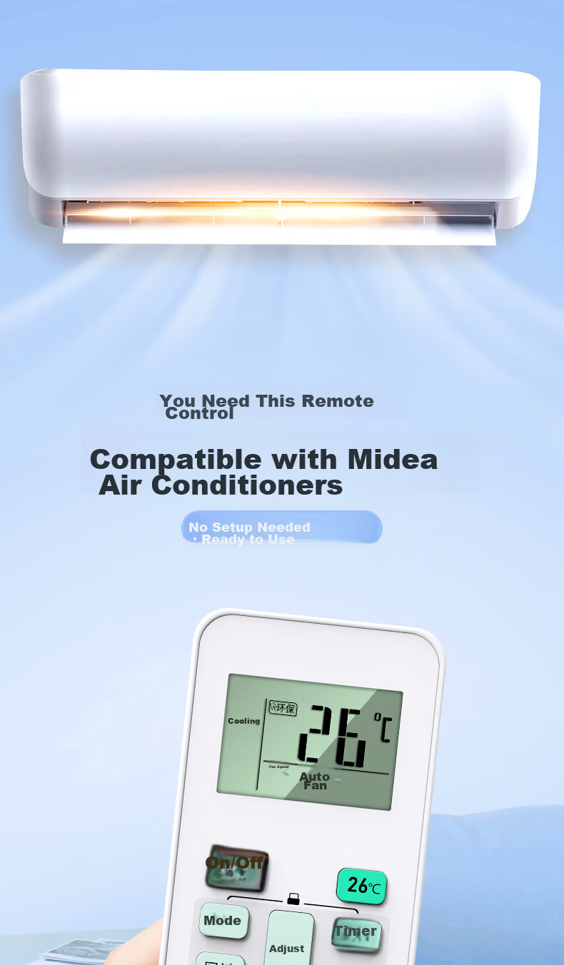 Accoona Universal Remote Control Compatible with Gree Air Conditioners, Suitable for Central Air Conditioning, Ducted Units, Wall-Mounted Units, Floor-Standing Units, Yunjia, Tianli, Q Changjun, Yuyue, Inverter Units, All Models, yapof3/20 1