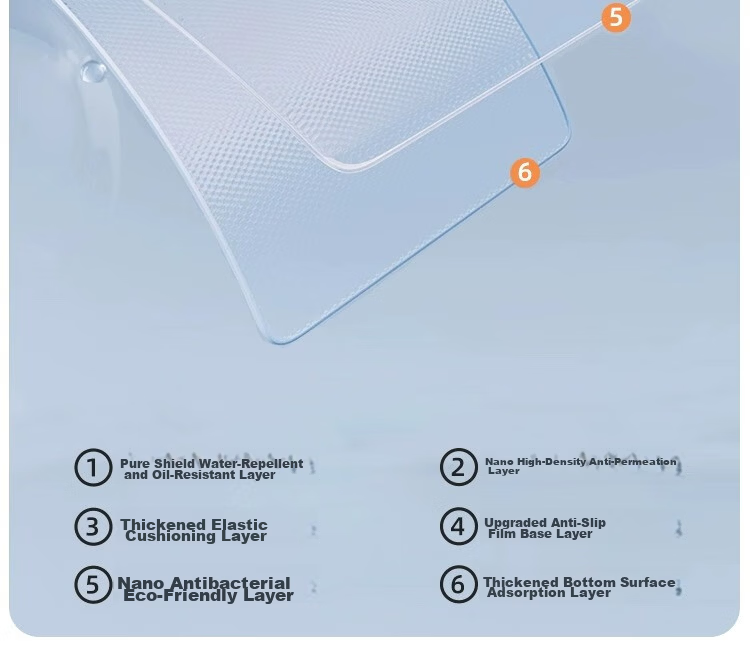 Washi Kitchen Countertop Protective Film Marble Quartz Countertop Protective Crystal Film 60cm x 10m 9