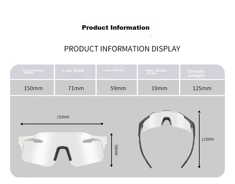 40,000 KM Cycling Photochromic Day and Night Outdoor Professional Sports Windproof Running and Biking Protective Cycling Goggles 6
