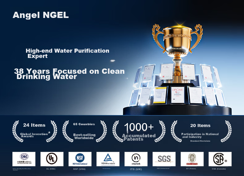Angel Yulong Ultra True Boiling Water Purifier 1000G Under-Sink Household Heating Direct Drinking Machine 2000G Warm Water Flow J3661-ROC126H Model 1