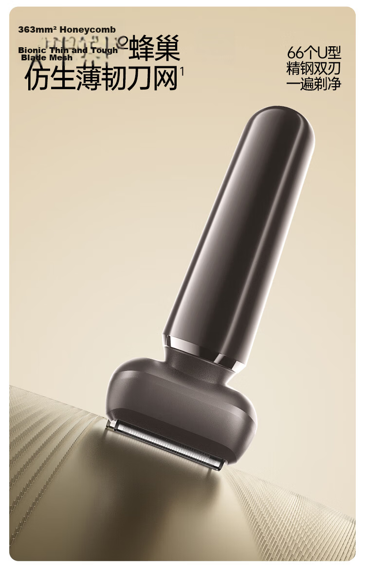 Showsee Reciprocating Induction Electric Shaver K3, Four-Direction Floating Blade Head, Birthday Gift for Dad, Husband, Boyfriend, Graduation Present 5