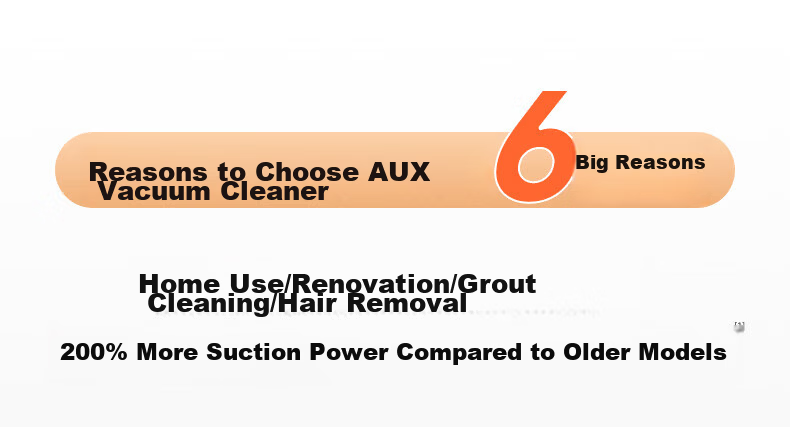 AUX Canister Vacuum Cleaner for Home Use with Powerful Suction, Industrial Cleaning, Renovation, Tile Grouting, Car Use, Commercial, Carpet Blower And Suction Machine, 12L Large Capacity AXC-22AT588A Upgraded Versio 8
