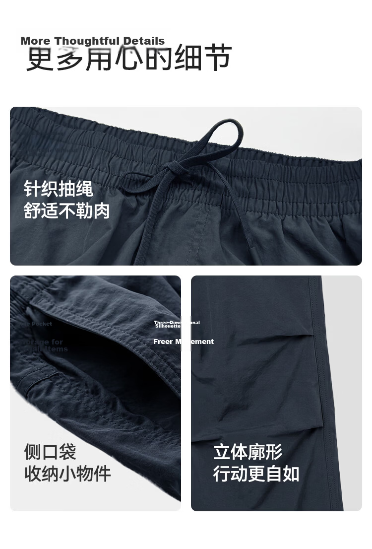 JD Original Casual Pants, Cargo Pants for Women, Loose Wide-Leg Trousers, Outdoor Hiking Climbing Pants, Parachute Pants, Black, L 12