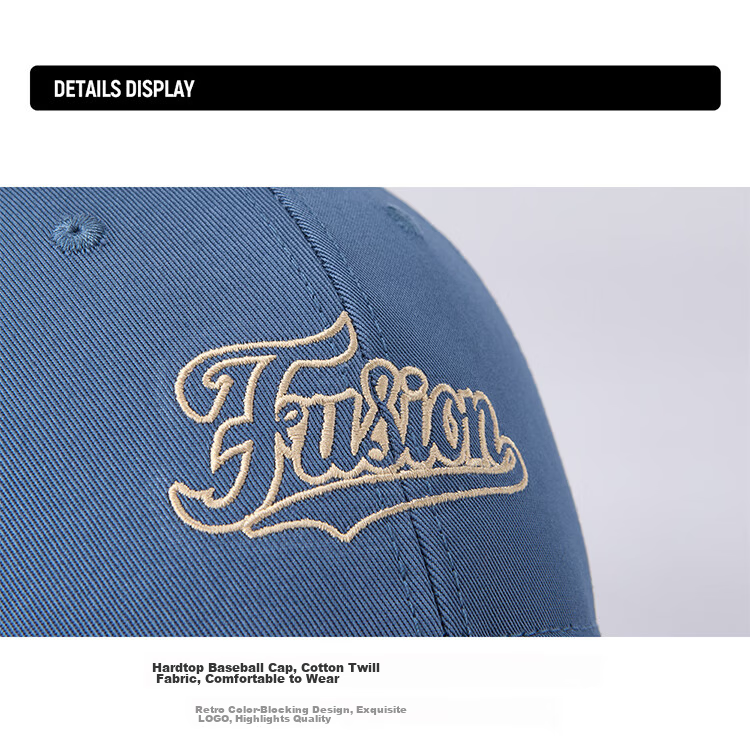 FILAFUSION FILA Trendy Couple's Colorblock Baseball Cap Autumn Sunshade Sports Hat 16