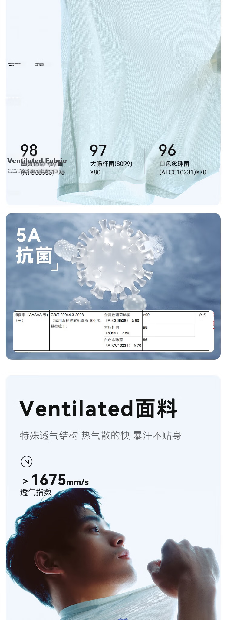 JD Jingzao Men's Summer Running Fitness Quick-Dry Outdoor Sports Short Sleeve Breathable Level 2 Quick-Dry T-Shirt Black 2XL 8