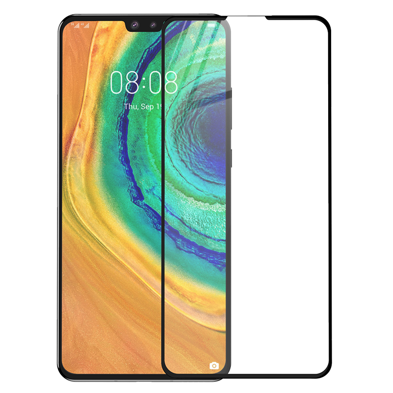 LLUNC Tempered Glass Screen Protector for HUAWEI Mate30 5G, Full Coverage Protective Film, HD Clear Anti-Drop Ultra-Thin Glass Anti-Fingerprint Screen Protector