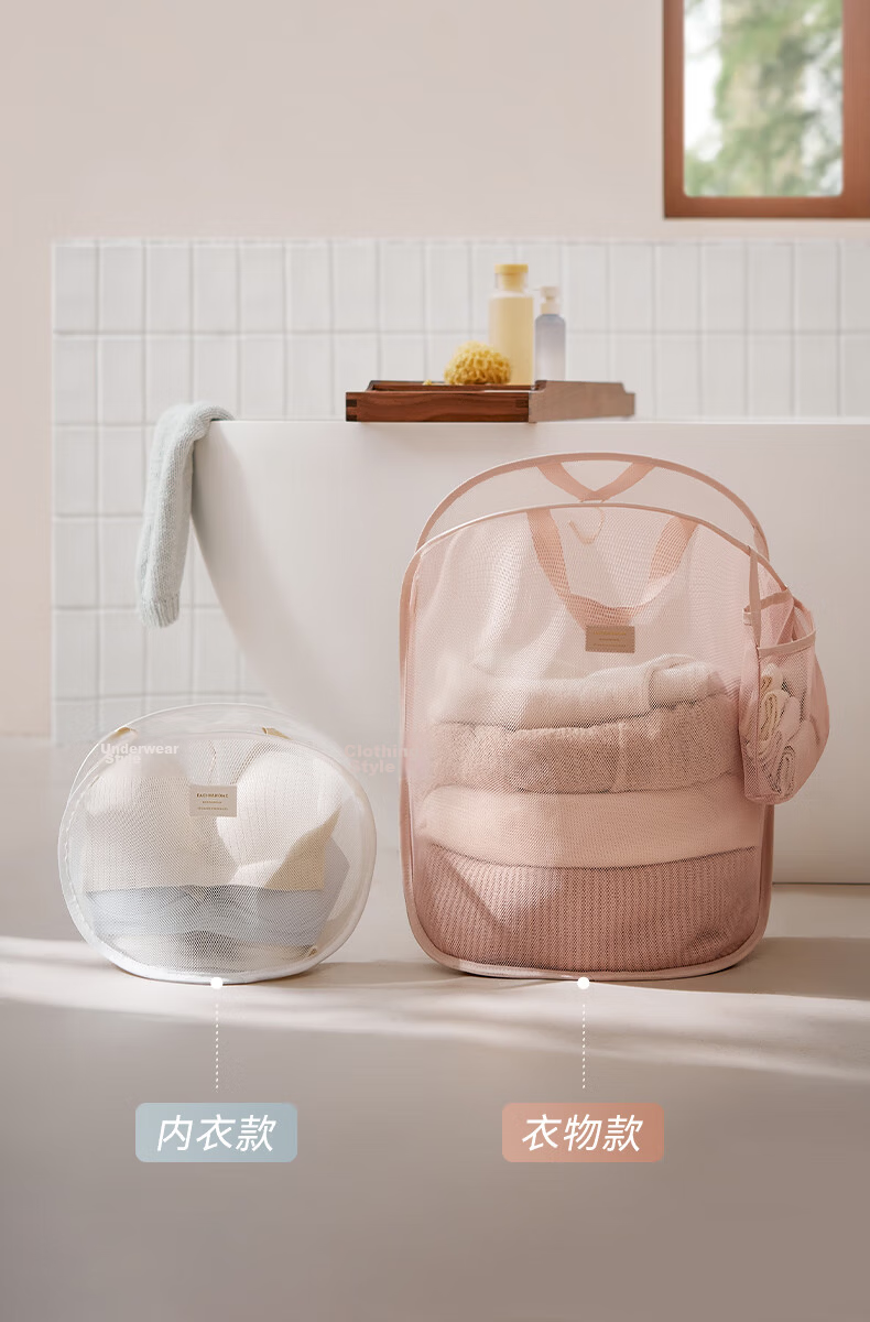 EACHY Foldable Laundry Hamper with Wheels Large Capacity Dirty Clothes and Toy Storage Basket Large Size 3