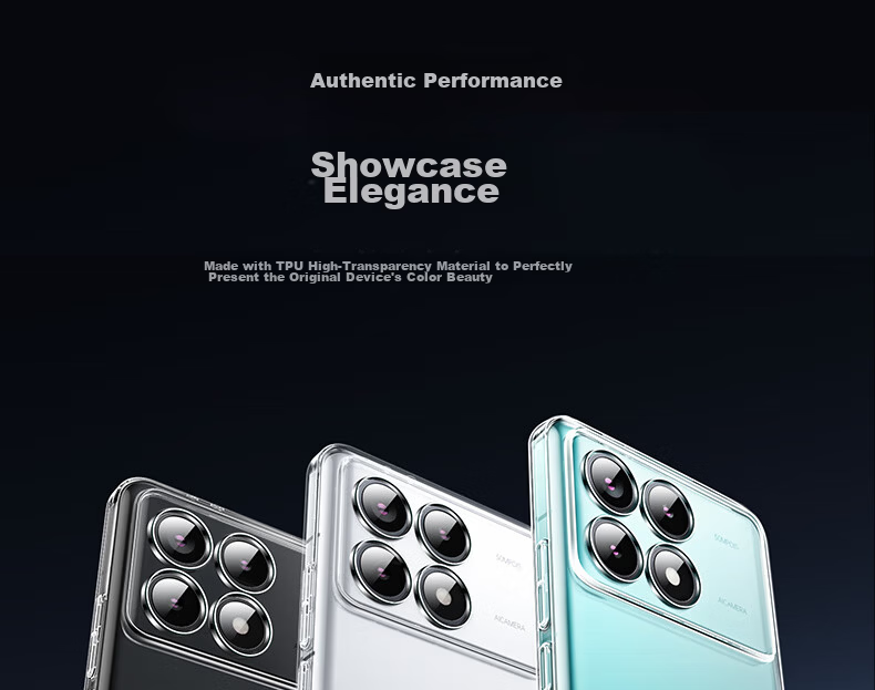 Ugreen Redmi K70 Phone Case Redmi K70 Pro Protective Cover Full Coverage Airbag Shockproof Transparent Ultra-Thin Soft Case 6