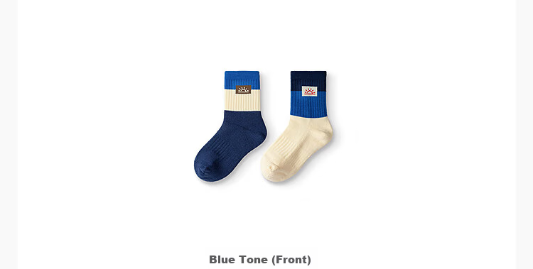 BALABALA balaOne Autumn Winter Cotton Socks for Boys and Girls, Baby and Kids, Student Base Layer, 2 Pairs Pack 209425172206 15