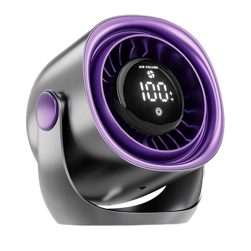 Inqoo Desktop Mini Fan Small Electric Fan Silent Oscillating USB Air Circulation Air Conditioner Wall-Mounted Fan Student Office Cooling No Drilling Kitchen Bedroom Dormitory Bed Long Battery Life
