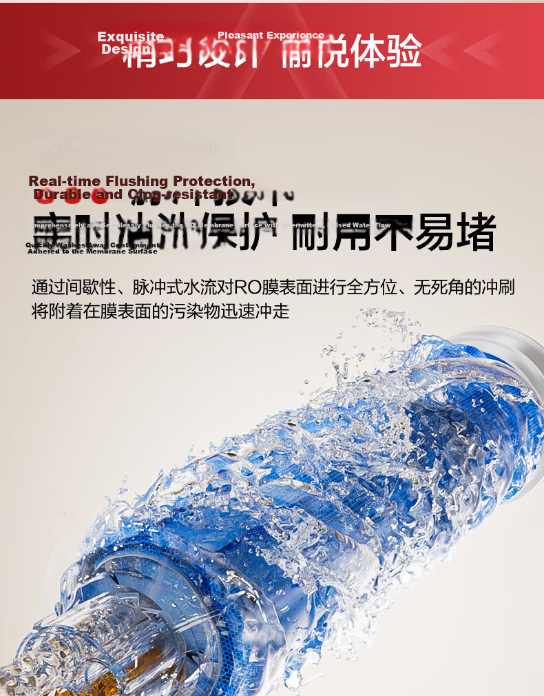 Angel Cube 2nd Gen Pro2200 Household Water Purifier Kitchen Dedicated Direct Drinking Integrated Ultra-thin Sterilization RO Reverse Osmosis Water Filter 2.2L/min 16